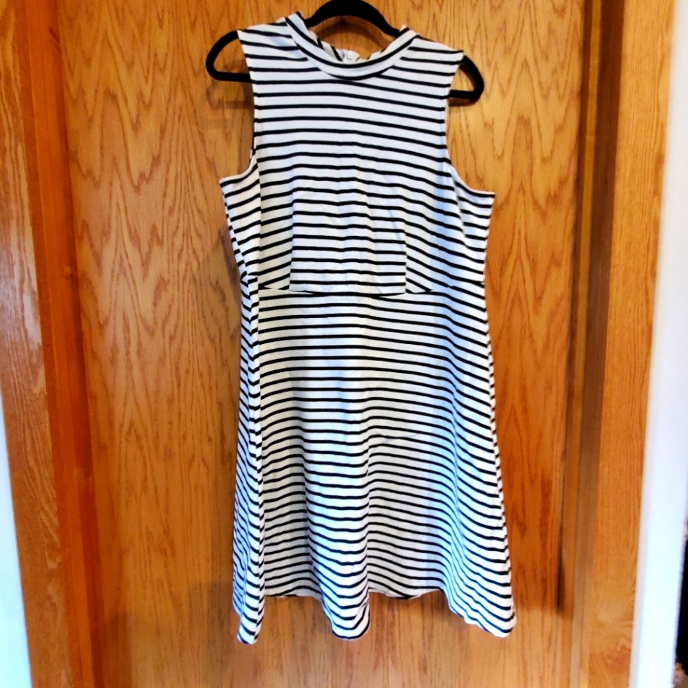 Old Navy Striped Fit and Flare Dress size 1X